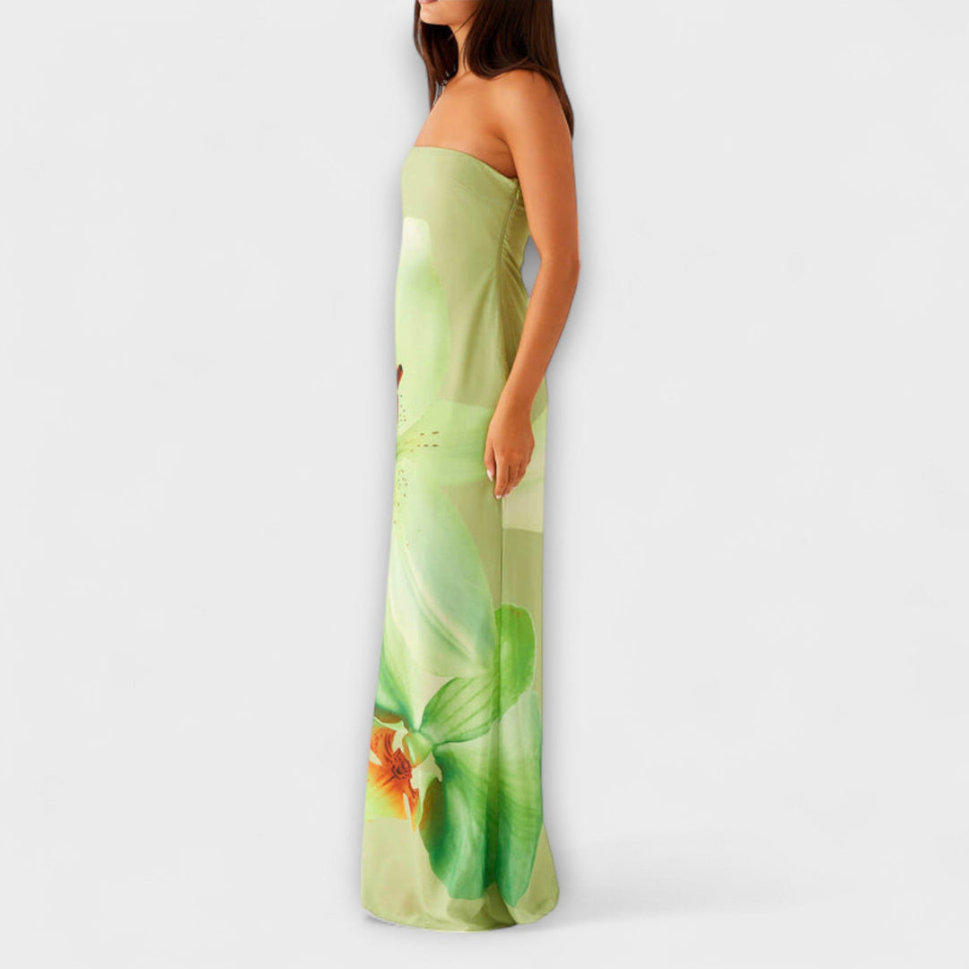 Zephyra - Stylish Off-Shoulder Maxi Dress