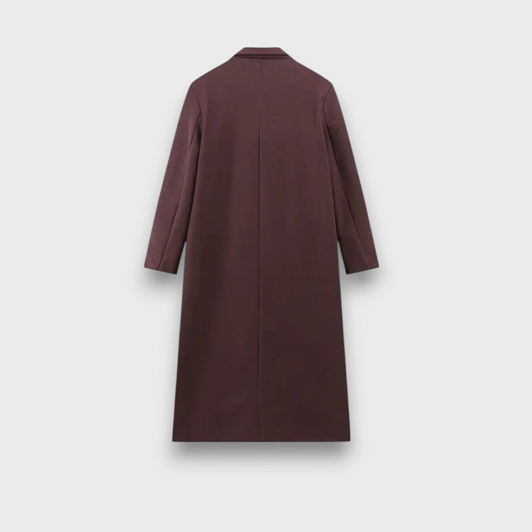 Oslaine | Maximalist Wool Coat With Masculine Silhouette