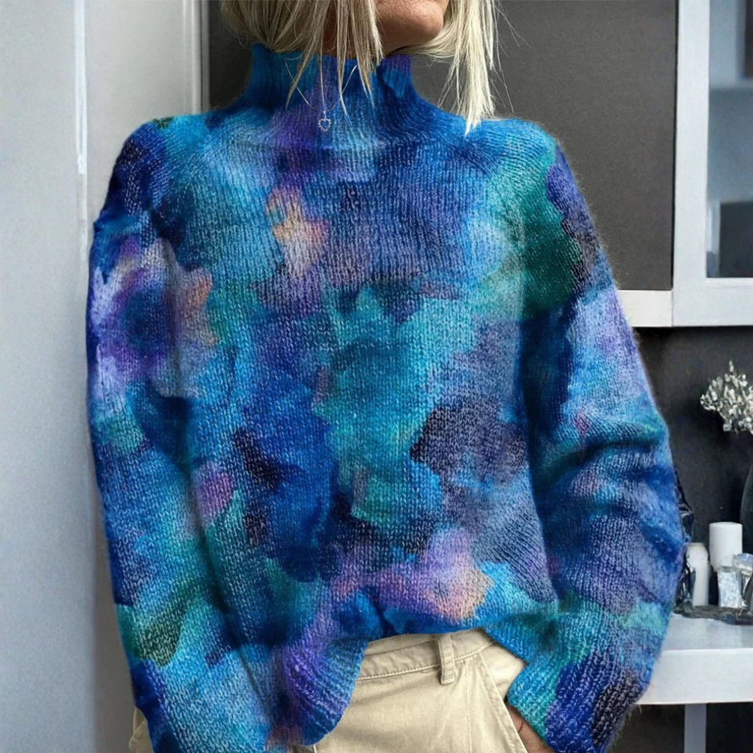 Ashley | Pull Col Montant Chaud et Élégant