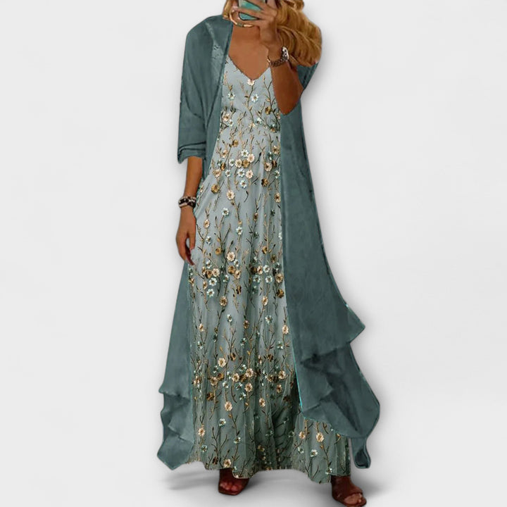 Mara - Maxi Dress with Jacket (2-Piece Set)