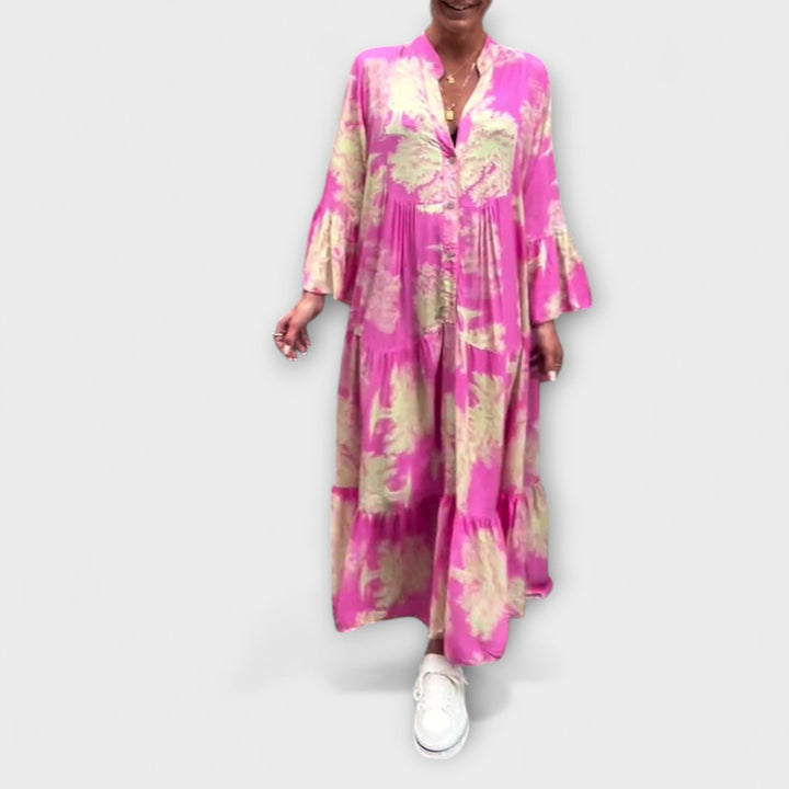 Nerina - Elegant Floral Maxi Dress