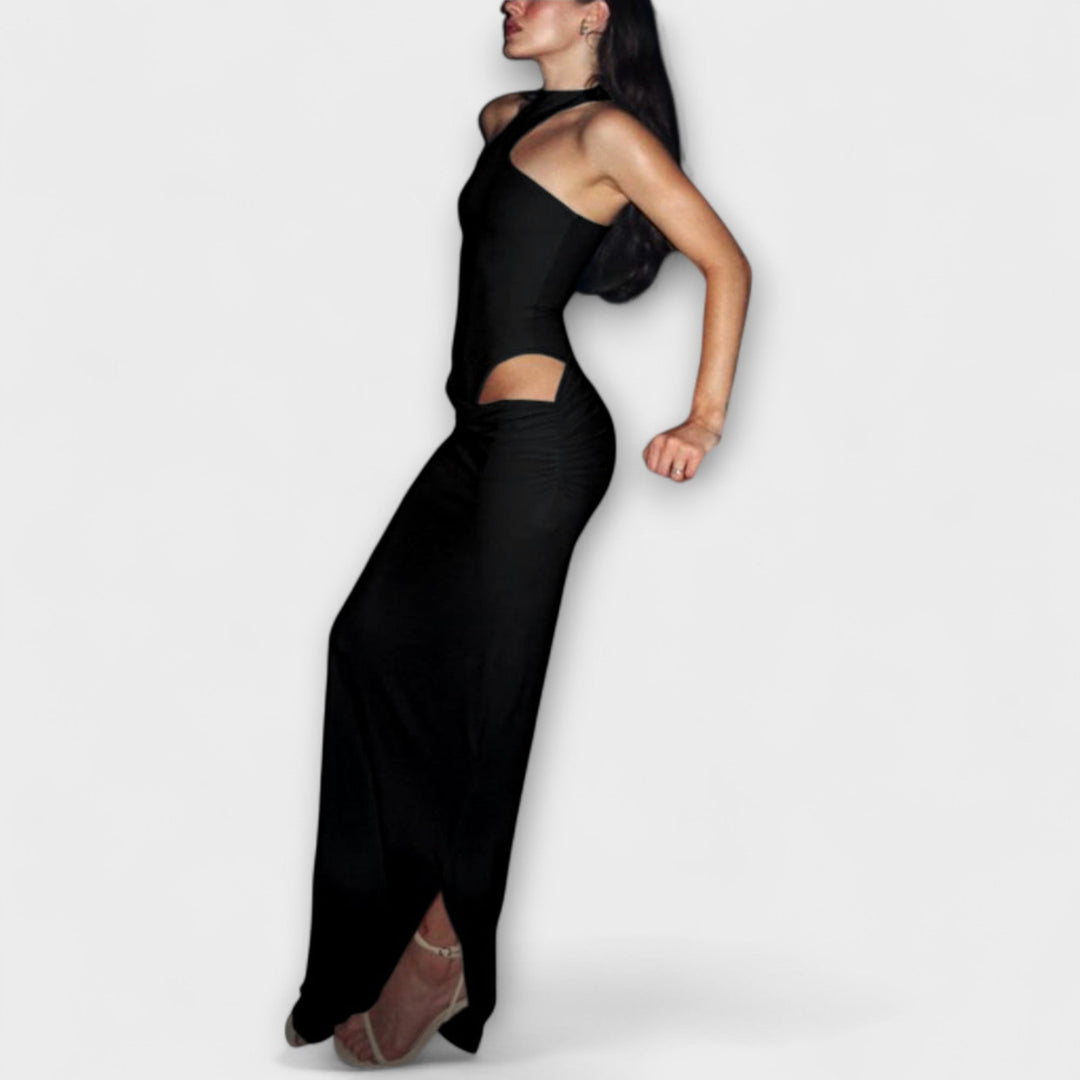 Minna - Seductive Sleeveless Cut-Out Dress
