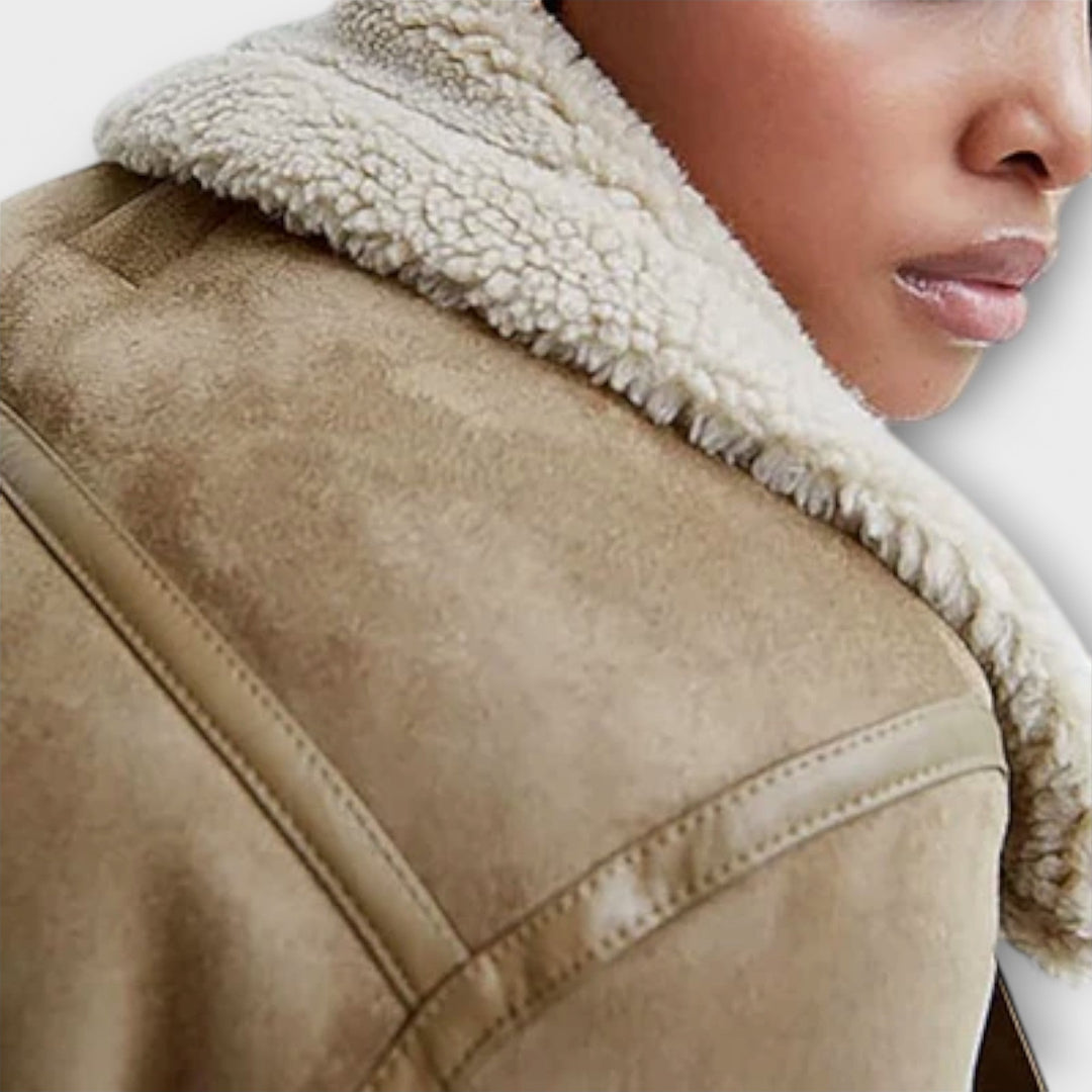 Aurora | Aviator Shearling Jacket