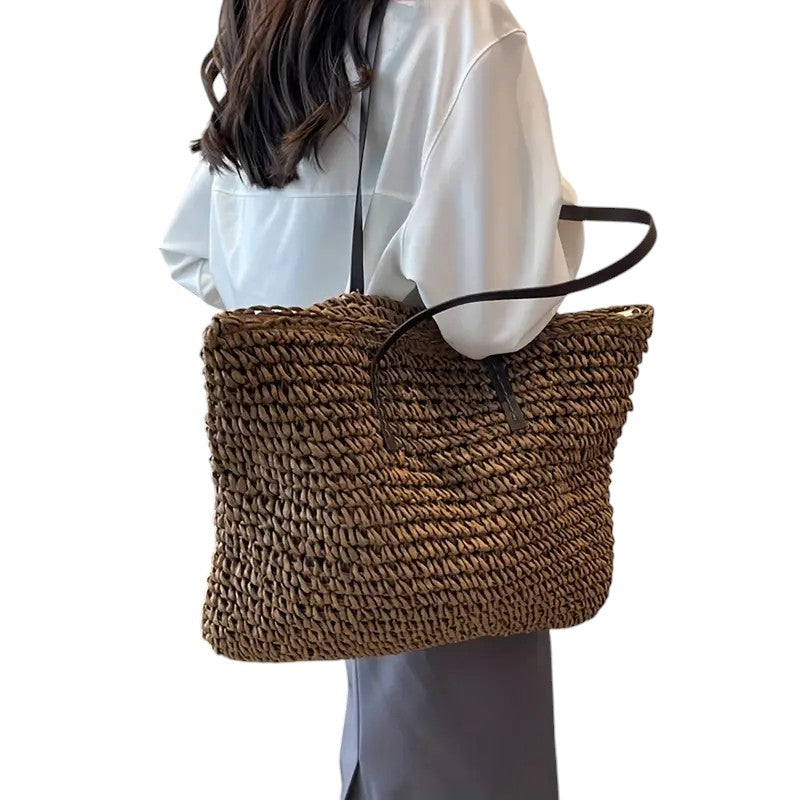 Victoria - Woven Tote Bag