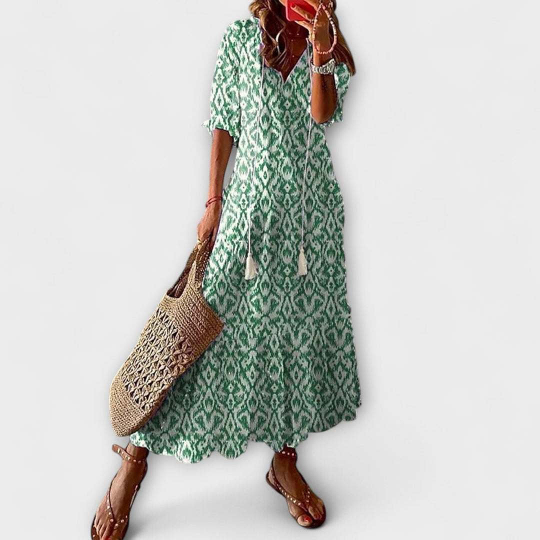Anna – Women's Bohemian Summer Dress with Flowing Silhouette