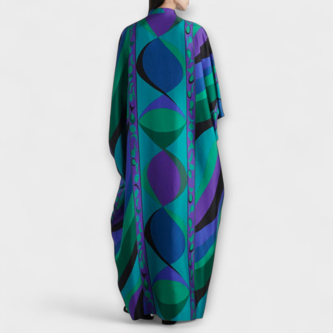 Harper - Vibrant Psychedelic Kaftan