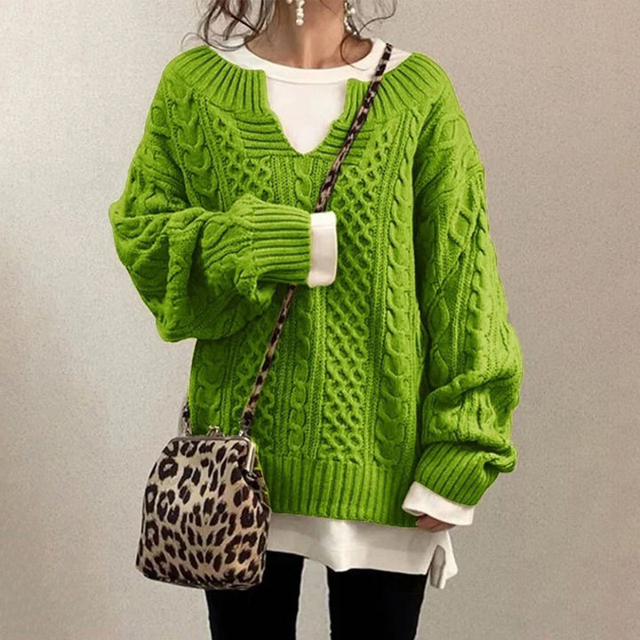 Sofia - Cozy Twisted Winter Sweater for Warm Style
