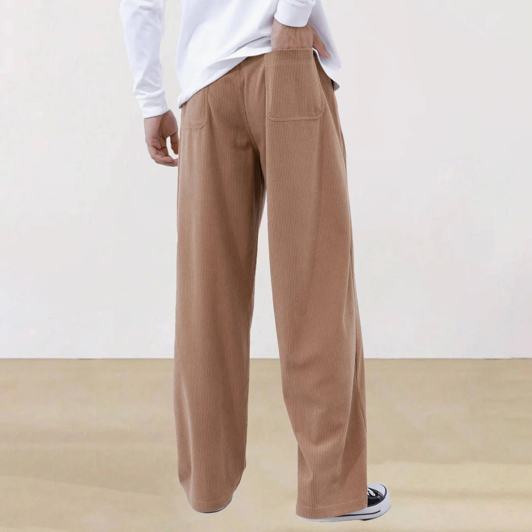 Léon | Pantalon Large Avec Taille Ajustable