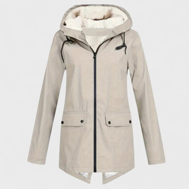 Astrid | Fleece-Lined Rain Parka