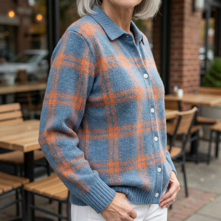 Juliette | Cardigan Classique en Maille à Boutons