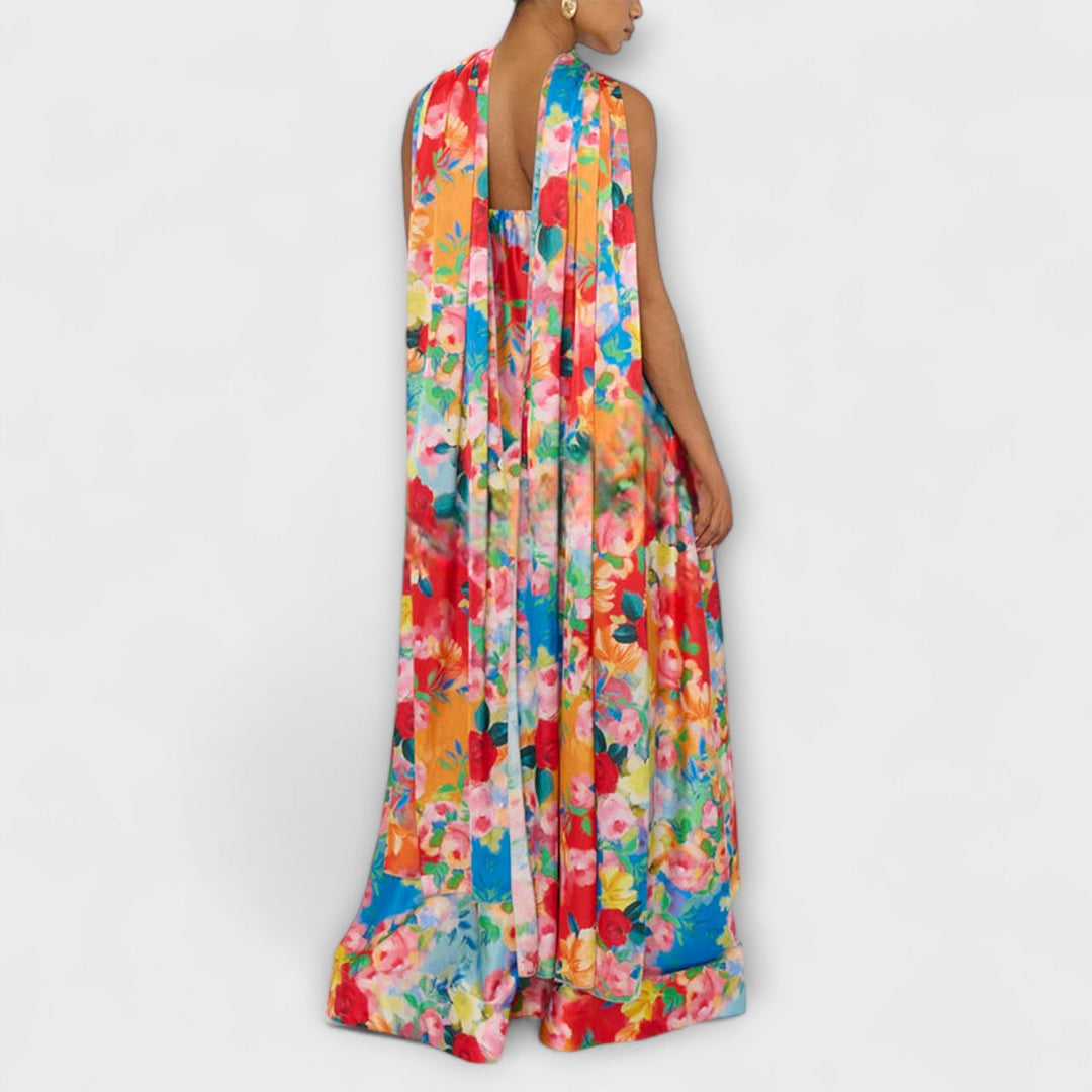 Harlow - Off-Shoulder Floral Maxi Dress