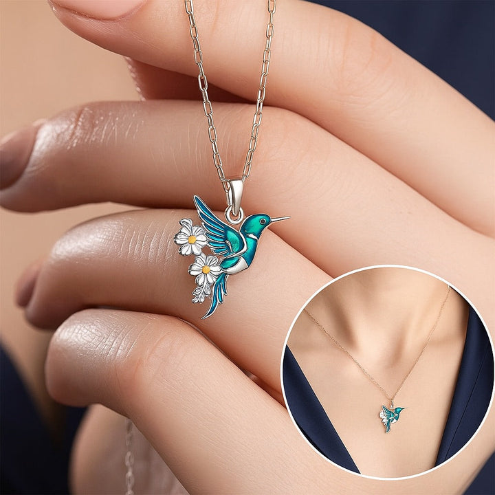 Magnifique Collier Colibri avec Boucles d'Oreilles Bonus – Offre à Durée Limitée