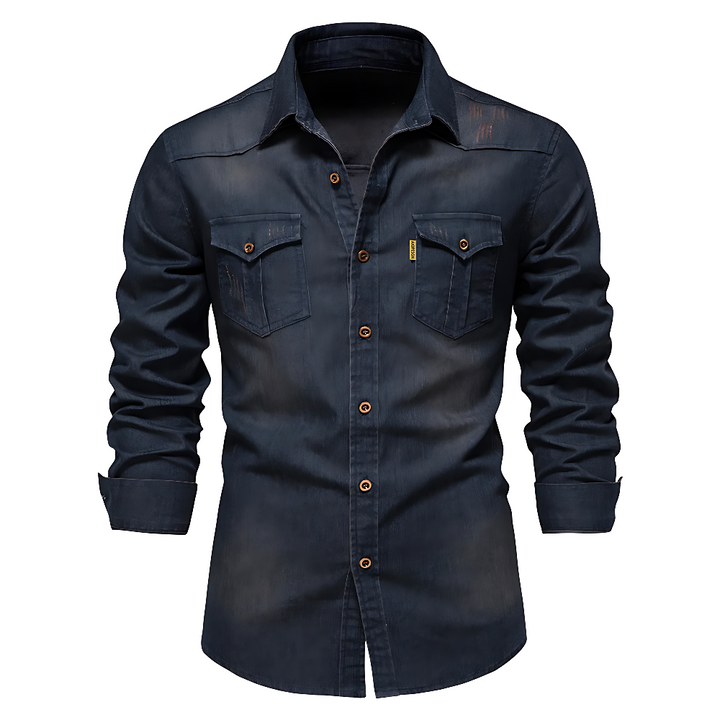 Silas | Chemise en denim de coton