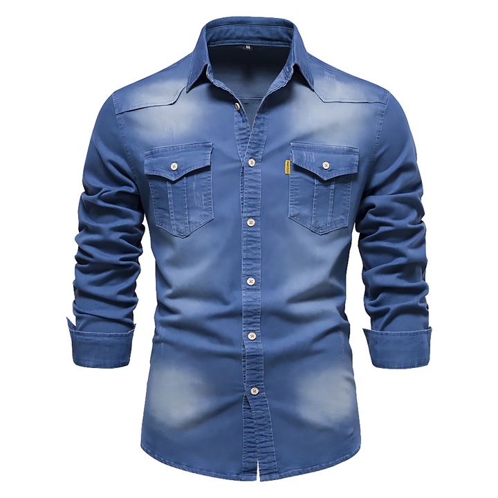 Silas | Chemise en denim de coton